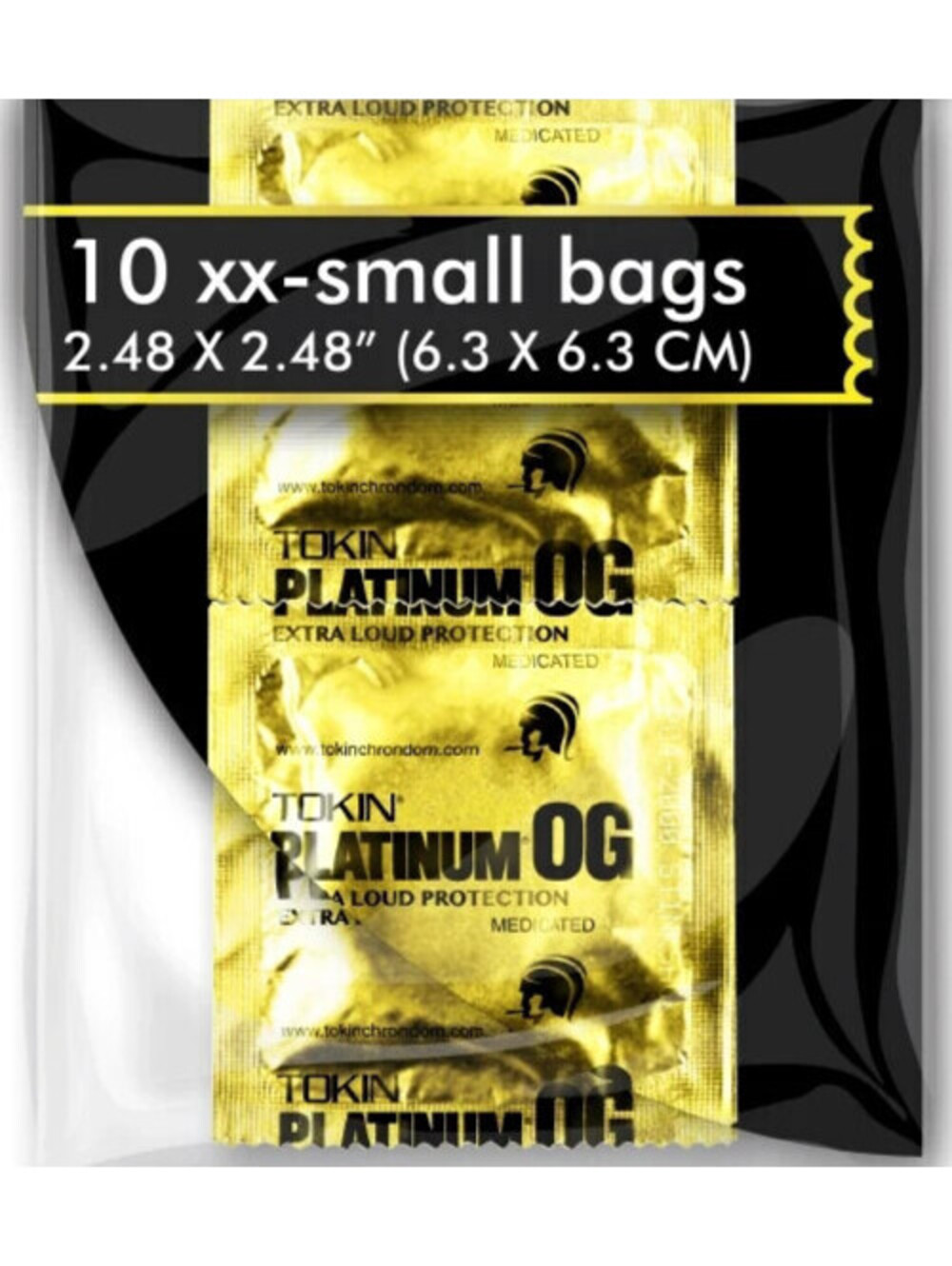 Stink Sack 10 XX-Small Tokin Chrondom Bags 10 Pcs